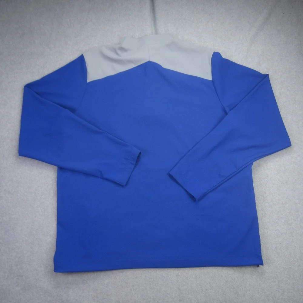 Under Armour Pullover Mens Medium Blue 1/2  Zip Loose‎ Fit Side Zip Jacket
